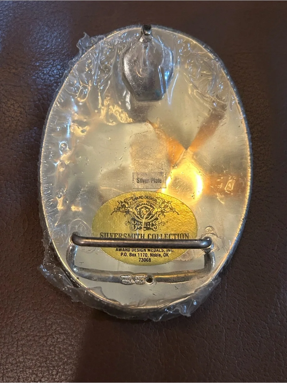 New award designs silversmith Men bull rider belt buckle